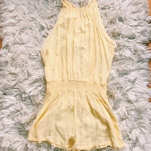 forever 21 yellow romper